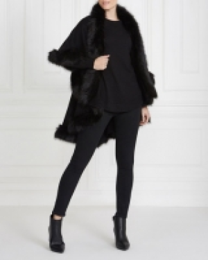 Gallery Faux Fur Trim Wrap