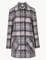 Marks and Spencer  Checked Coat