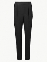 Marks and Spencer  Textured Tapered Leg Ankle Grazer Joggers