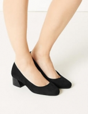 Marks and Spencer  Extra Wide Fit Statement Heel Court Shoes