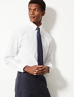 Marks and Spencer  Cotton Rich Tailored Fit Shirt
