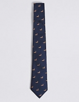 Marks and Spencer  Pure Silk Dog Design Tie