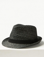 Marks and Spencer  Textured Trilby Hat