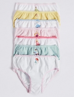 Marks and Spencer  7 Pack Pure Cotton Disney Princess Briefs (18 Months - 12 Ye