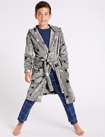 Marks and Spencer  Star Print Hooded Dressing Gown (1-16 Years)