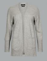 Marks and Spencer  Pure Cashmere Ribbed Cardigan