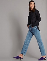 Marks and Spencer  High Waist Ankle Straight Jeans