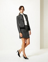 Marks and Spencer  Wool Bend Textured A-Line Mini Skirt