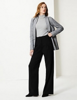 Marks and Spencer  Crepe Wide Leg Trousers