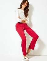 Marks and Spencer  Corduroy Straight Leg Trousers