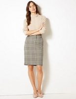 Marks and Spencer  Checked Pencil Skirt