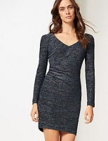 Marks and Spencer  Sparkly Jersey Long Sleeve Bodycon Dress