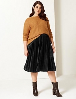 Marks and Spencer  CURVE Pleated Skirt