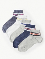 Marks and Spencer  5 Pair Pack Sumptuously Soft Anklet Socks