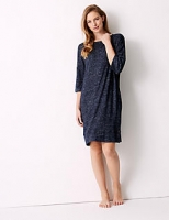 Marks and Spencer  Marl 3/4 Sleeve Cosy Knit Lounge Dress
