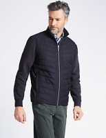 Marks and Spencer  Cotton Rich Quilted Zip Through