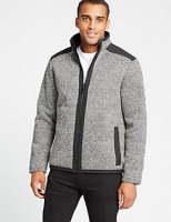 Marks and Spencer  Textured Fleece Jacket