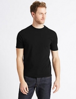 Marks and Spencer  Slim Fit Pure Cotton T-Shirt with Cool Comfort