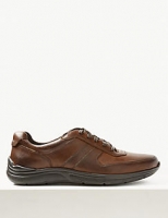 Marks and Spencer  Leather Lace-up Trainers