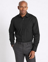 Marks and Spencer  2in Longer Cotton Rich Regular Fit Shirt