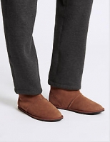 Marks and Spencer  Suede Pull-on Slipper Boots with Freshfeet