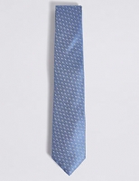 Marks and Spencer  Pure Silk Fan Motif Tie