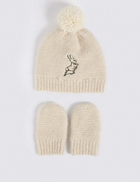 Marks and Spencer  Baby Peter Rabbit Hat & Mittens Set