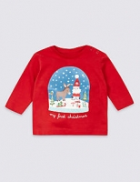 Marks and Spencer  Pure Cotton My First Christmas T-Shirt