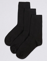 Marks and Spencer  3 Pairs of Ankle School Socks (2-14 Years)