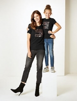 Marks and Spencer  Mini Me Slogan T-Shirt (3-16 Years)