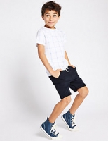 Marks and Spencer  Cotton Rich Jersey Shorts (3-16 Years)
