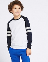 Marks and Spencer  Pure Cotton Striped Top (3-16 Years)