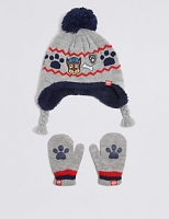 Marks and Spencer  Kids PAW Patrol Hat & Mittens Set
