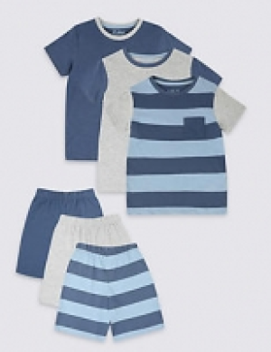 3 Pack Short Pyjamas (1-7 Years) 29.00 €