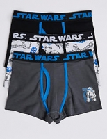 Marks and Spencer  3 Pack Star Wars Cotton Trunks with Stretch (18 Months - 16 