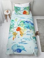 Marks and Spencer  Map of the World Bedding Set