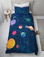 Marks and Spencer  Space Glow in the Dark Bedding Set