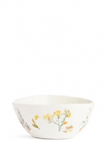 Marks and Spencer  Watercolour Floral Cereal Bowl
