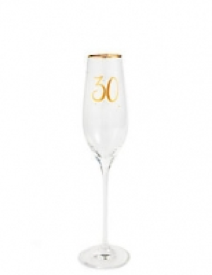 30th Birthday Champagne Flute