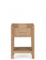 Marks and Spencer  Sonoma Blonde Compact Bedside Table