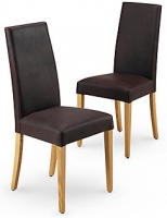 Marks and Spencer  Set of 2 Alton Brown Leather Dining Chairs