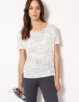 Marks and Spencer  Textured Short Sleeve Top