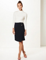 Marks and Spencer  Button Detail Wrap Mini Skirt
