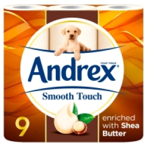 Andrex Smooth Touch Toilet Roll Tissue 9 Rolls 6.00 €