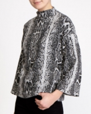 Snake Print Cosy Top