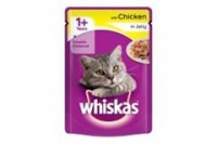 EuroSpar Whiskas 1+ Cat Pouch with Chicken/Tuna in Jelly