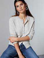 Marks and Spencer  Pure Cashmere Round Neck Cardigan