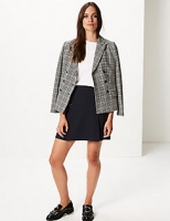 Marks and Spencer  Button Front A-Line Mini Skirt