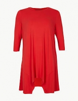 Marks and Spencer  CURVE Round Neck 3/4 Sleeve Tunic