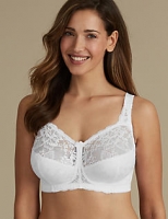 Marks and Spencer  Total Support Floral Jacquard Lace Full Cup Bra B-G